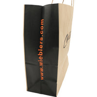 NEW ORIGINAL WIEBLERS HARLEY-DAVIDSON DAVENPORT IOWA SHOPPING BAG RETIRED