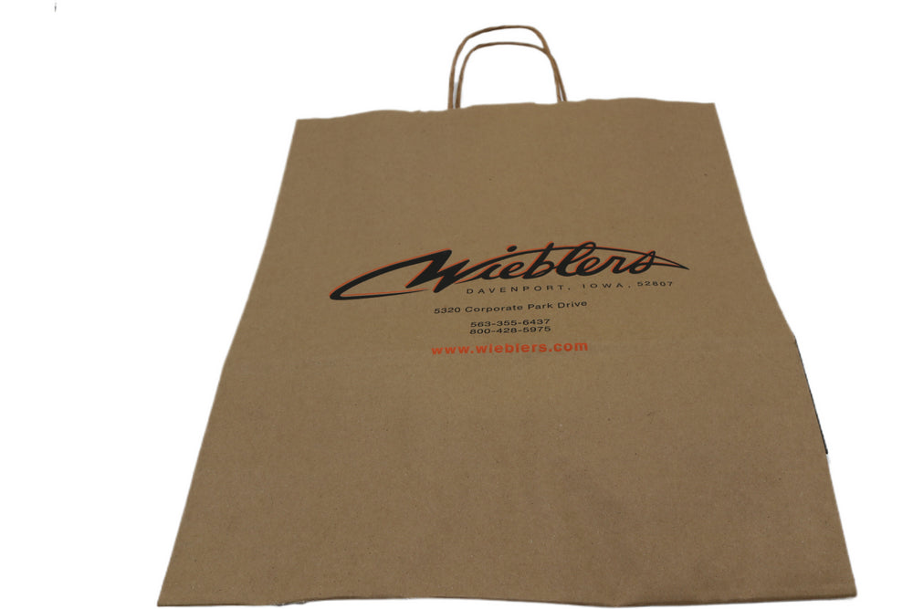 NEW ORIGINAL WIEBLERS HARLEY-DAVIDSON DAVENPORT IOWA SHOPPING BAG RETIRED