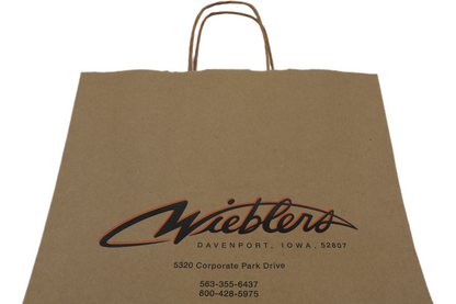 NEW ORIGINAL WIEBLERS HARLEY-DAVIDSON DAVENPORT IOWA SHOPPING BAG RETIRED