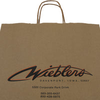 NEW ORIGINAL WIEBLERS HARLEY-DAVIDSON DAVENPORT IOWA SHOPPING BAG RETIRED