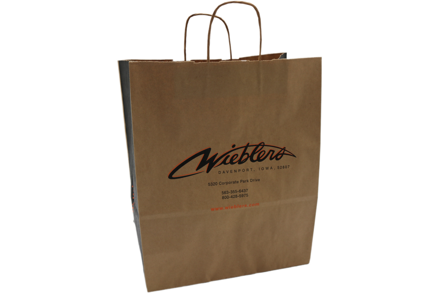 NEW ORIGINAL WIEBLERS HARLEY-DAVIDSON DAVENPORT IOWA SHOPPING BAG RETIRED