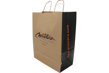 NEW ORIGINAL WIEBLERS HARLEY-DAVIDSON DAVENPORT IOWA SHOPPING BAG RETIRED