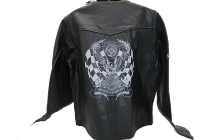 97052-23VW NWT HARLEY-DAVIDSON WOMENS LEATHER JACKET 120TH ANNIVERSARY 2XL
