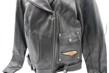 97037-23VW NWT HARLEY-DAVIDSON WOMENS LEATHER JACKET 120TH ANNIVERSARY MEDIUM