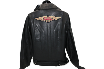 97037-23VW NWT HARLEY-DAVIDSON WOMENS LEATHER JACKET 120TH ANNIVERSARY MEDIUM