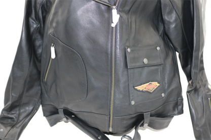 97037-23VW NWT HARLEY-DAVIDSON WOMENS LEATHER JACKET 120TH ANNIVERSARY LARGE
