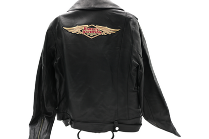 97037-23VW NWT HARLEY-DAVIDSON WOMENS LEATHER JACKET 120TH ANNIVERSARY LARGE