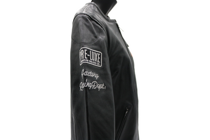 97052-23VW NWT HARLEY-DAVIDSON WOMENS LEATHER JACKET 120TH ANNIVERSARY MEDIUM