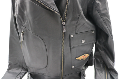 97037-23VW NWT HARLEY-DAVIDSON WOMENS LEATHER JACKET 120TH ANNIVERSARY XL X-LARG