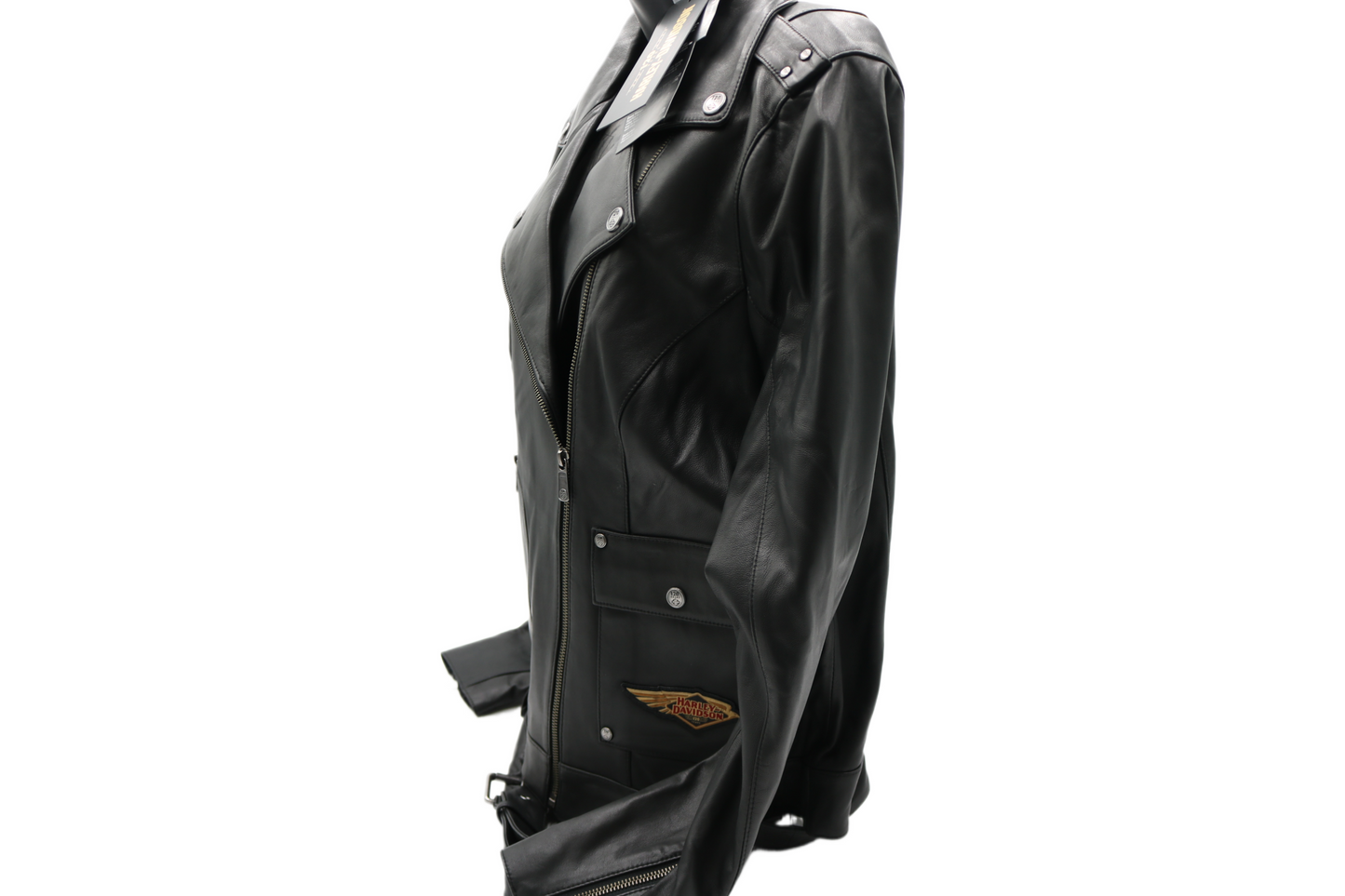 97037-23VW NWT HARLEY-DAVIDSON WOMENS LEATHER JACKET 120TH ANNIVERSARY XL X-LARG