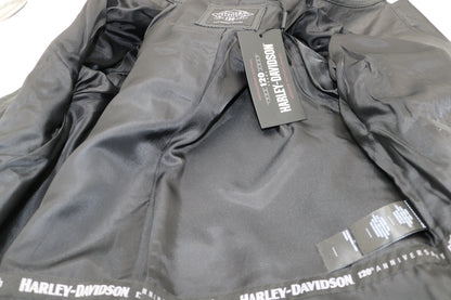 97052-23VW NWT HARLEY-DAVIDSON WOMENS LEATHER JACKET 120TH ANNIVERSARY LARGE