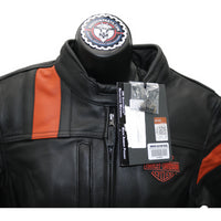 98005-22VW NWT HARLEY-DAVIDSON WOMENS LEATHER JACKET HWY-100 WATERPROOF X-LARGE