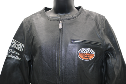 97052-23VW NWT HARLEY-DAVIDSON WOMENS LEATHER JACKET 120TH ANNIVERSARY X-LARGE