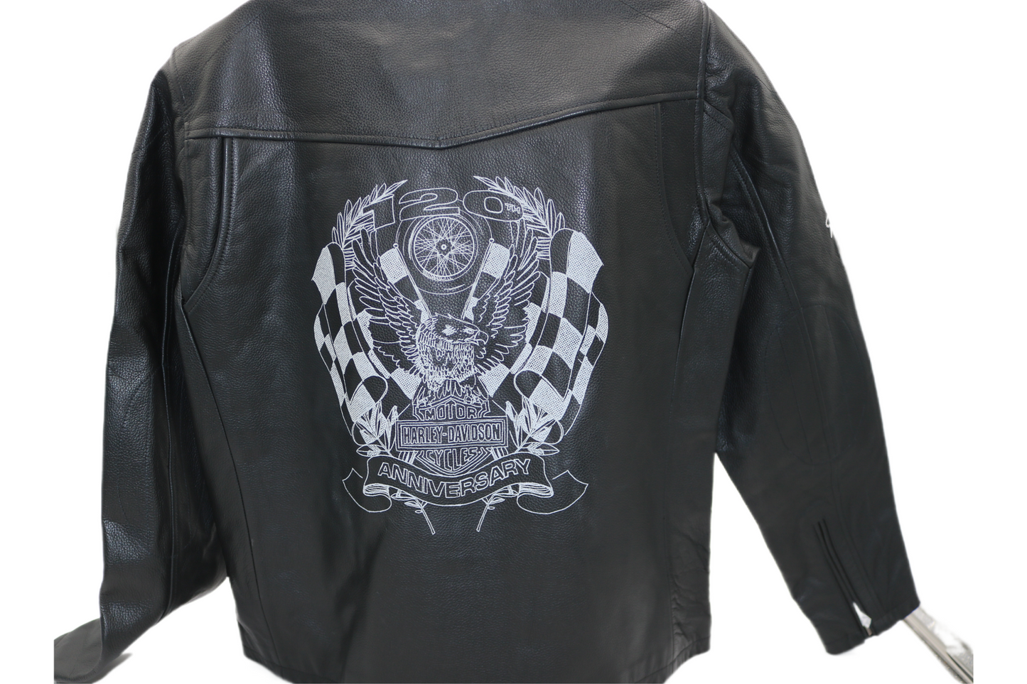 97052-23VW NWT HARLEY-DAVIDSON WOMENS LEATHER JACKET 120TH ANNIVERSARY X-LARGE
