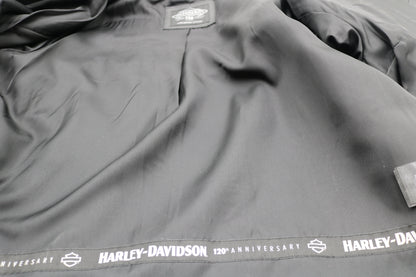 97052-23VW NWT HARLEY-DAVIDSON WOMENS LEATHER JACKET 120TH ANNIVERSARY X-LARGE
