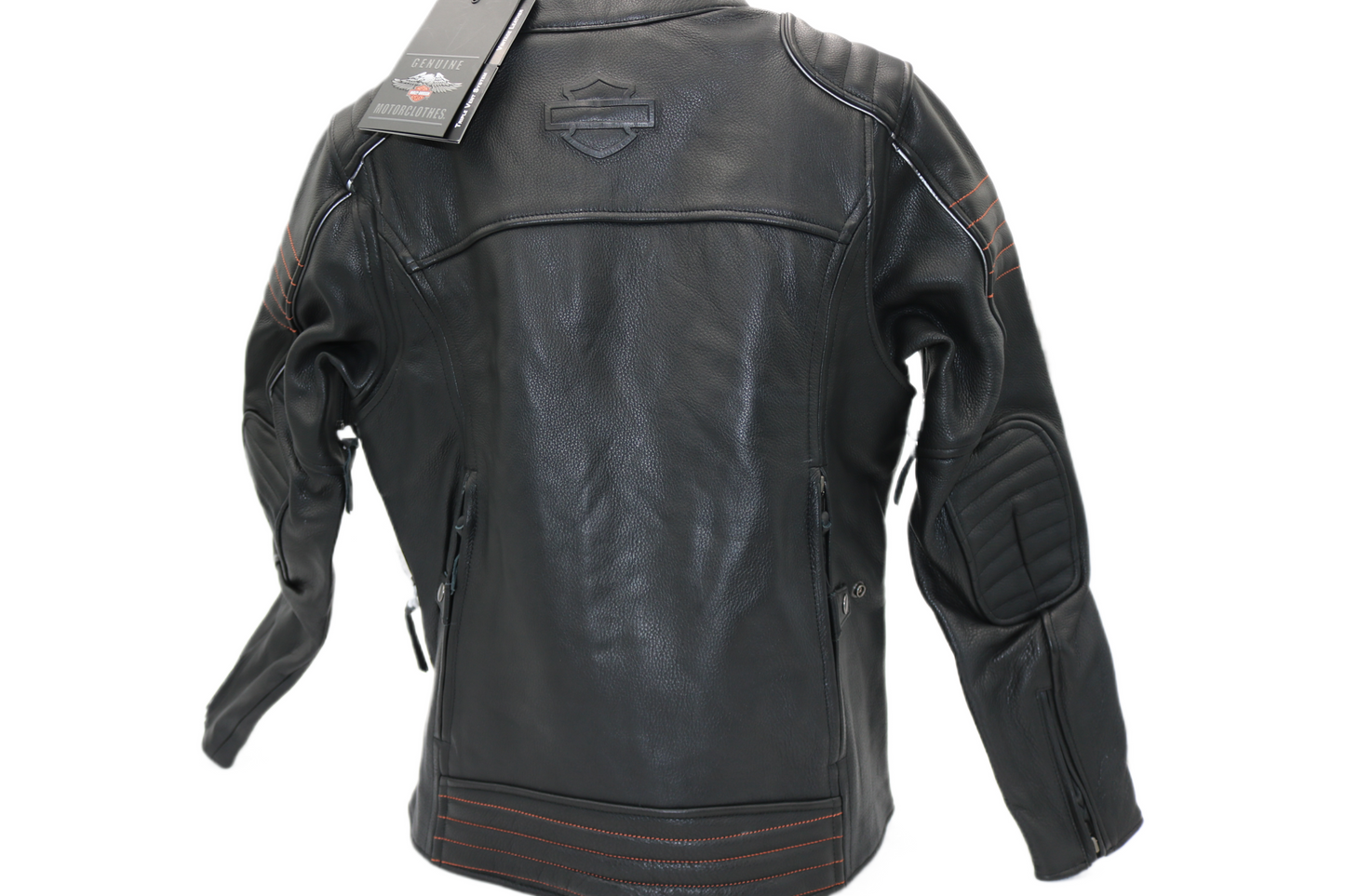 98004-22VW NWT HARLEY-DAVIDSON LEATHER JACKET HEATHER AVE TRIPLE VENT LARGE WOME