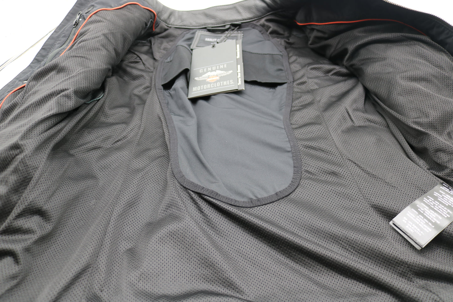 98004-22VW NWT HARLEY-DAVIDSON LEATHER JACKET HEATHER AVE TRIPLE VENT LARGE WOME