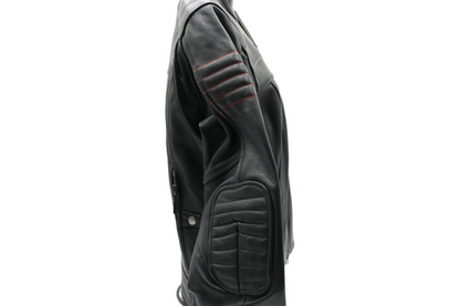 98004-22VW NWT HARLEY-DAVIDSON LEATHER JACKET HEATHER AVE TRIPLE VENT MEDIUM WOM