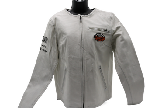 97045-23VW NWT HARLEY-DAVIDSON WOMENS LEATHER JACKET 120TH ANNIVERSARY X-LARGE