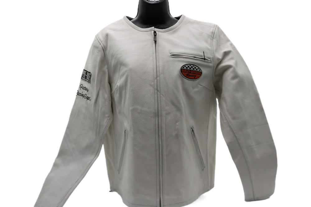 97045-23VW NWT HARLEY-DAVIDSON WOMENS LEATHER JACKET 120TH ANNIVERSARY X-LARGE