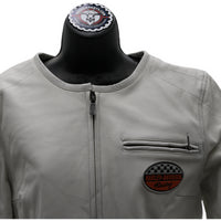 97045-23VW NWT HARLEY-DAVIDSON WOMENS LEATHER JACKET 120TH ANNIVERSARY X-LARGE