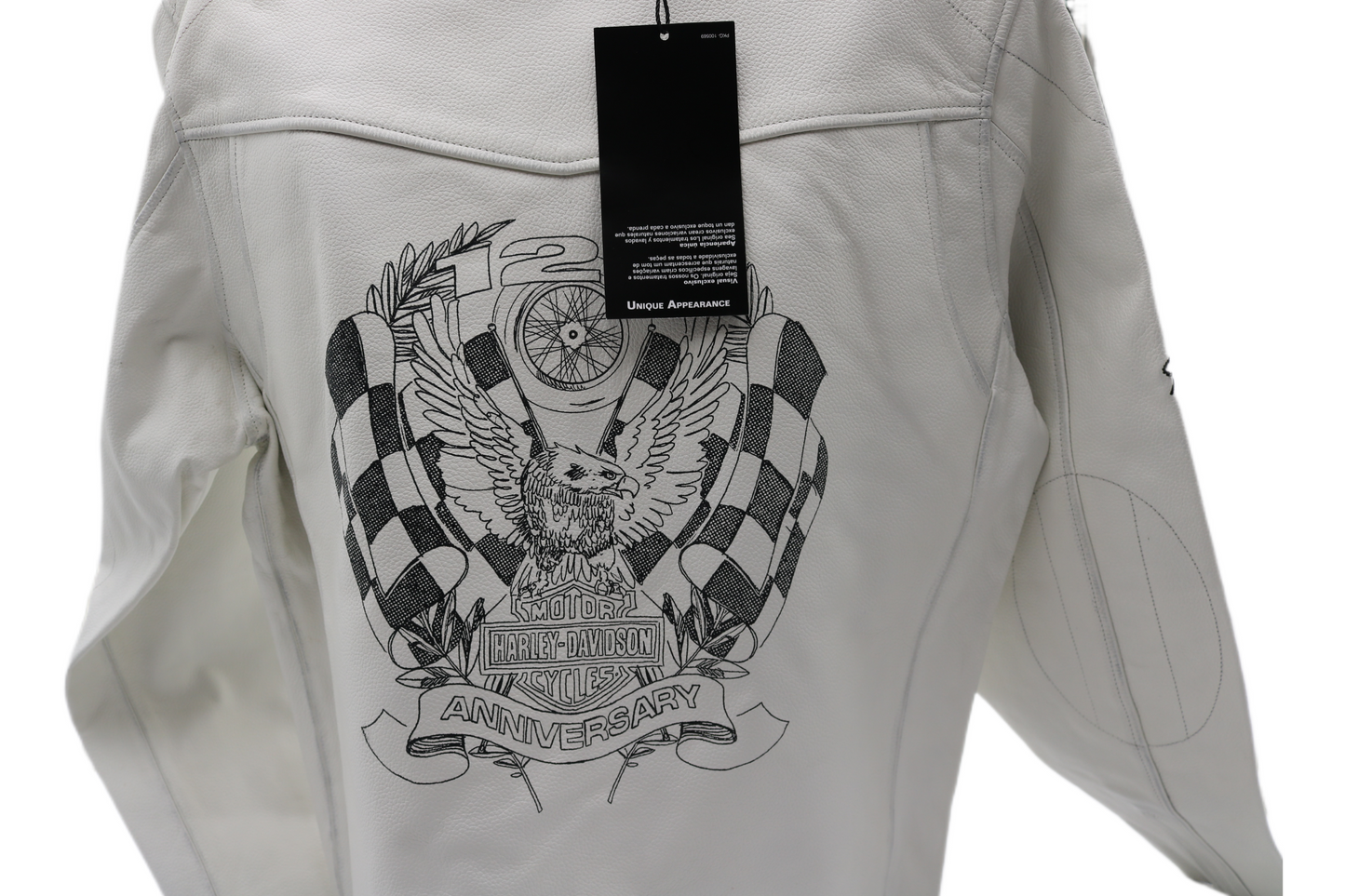 97045-23VW NWT HARLEY-DAVIDSON WOMENS LEATHER JACKET 120TH ANNIVERSARY X-LARGE