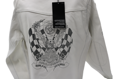 97045-23VW NWT HARLEY-DAVIDSON WOMENS LEATHER JACKET 120TH ANNIVERSARY X-LARGE