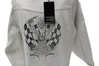 
              97045-23VW NWT HARLEY-DAVIDSON WOMENS LEATHER JACKET 120TH ANNIVERSARY X-LARGE
            