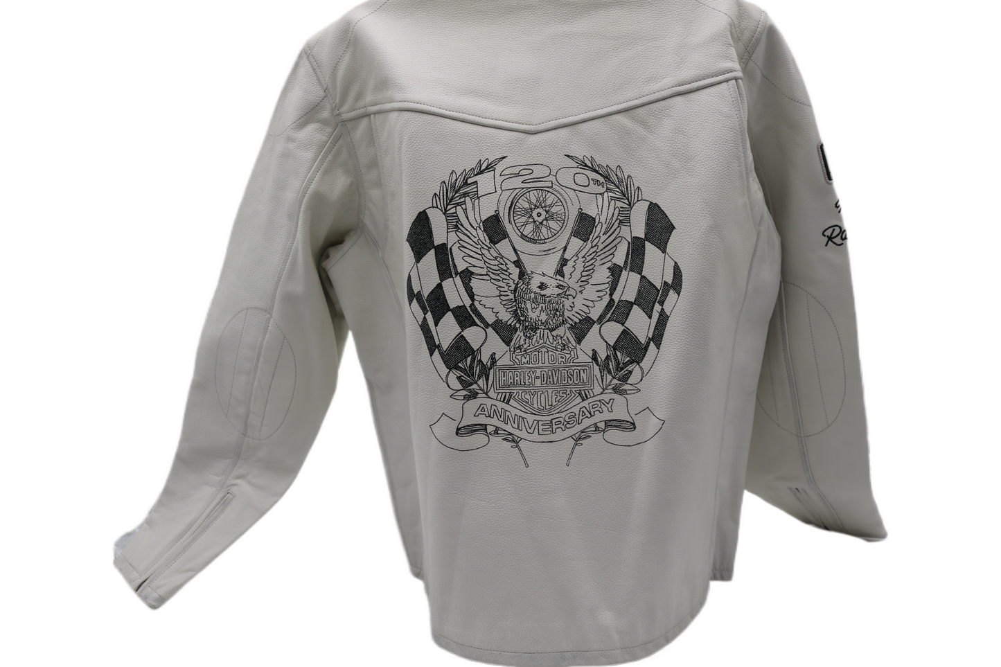 97045-23VW NWT HARLEY-DAVIDSON WOMENS LEATHER JACKET 120TH ANNIVERSARY 1W