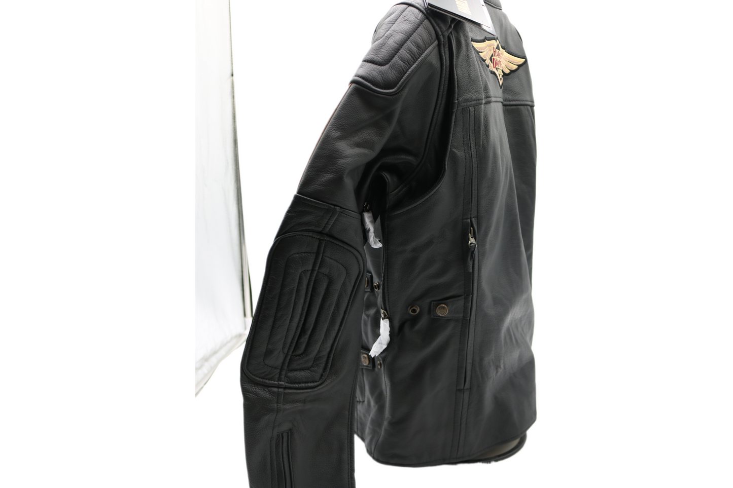 97028-23VW NWT HARLEY-DAVIDSON WOMENS LTHR JACKET NOSTALGIA TRIPLE VENT MEDIUM