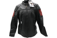 
              97028-23VW NWT HARLEY-DAVIDSON WOMENS LTHR JACKET NOSTALGIA TRIPLE VENT LARGE
            