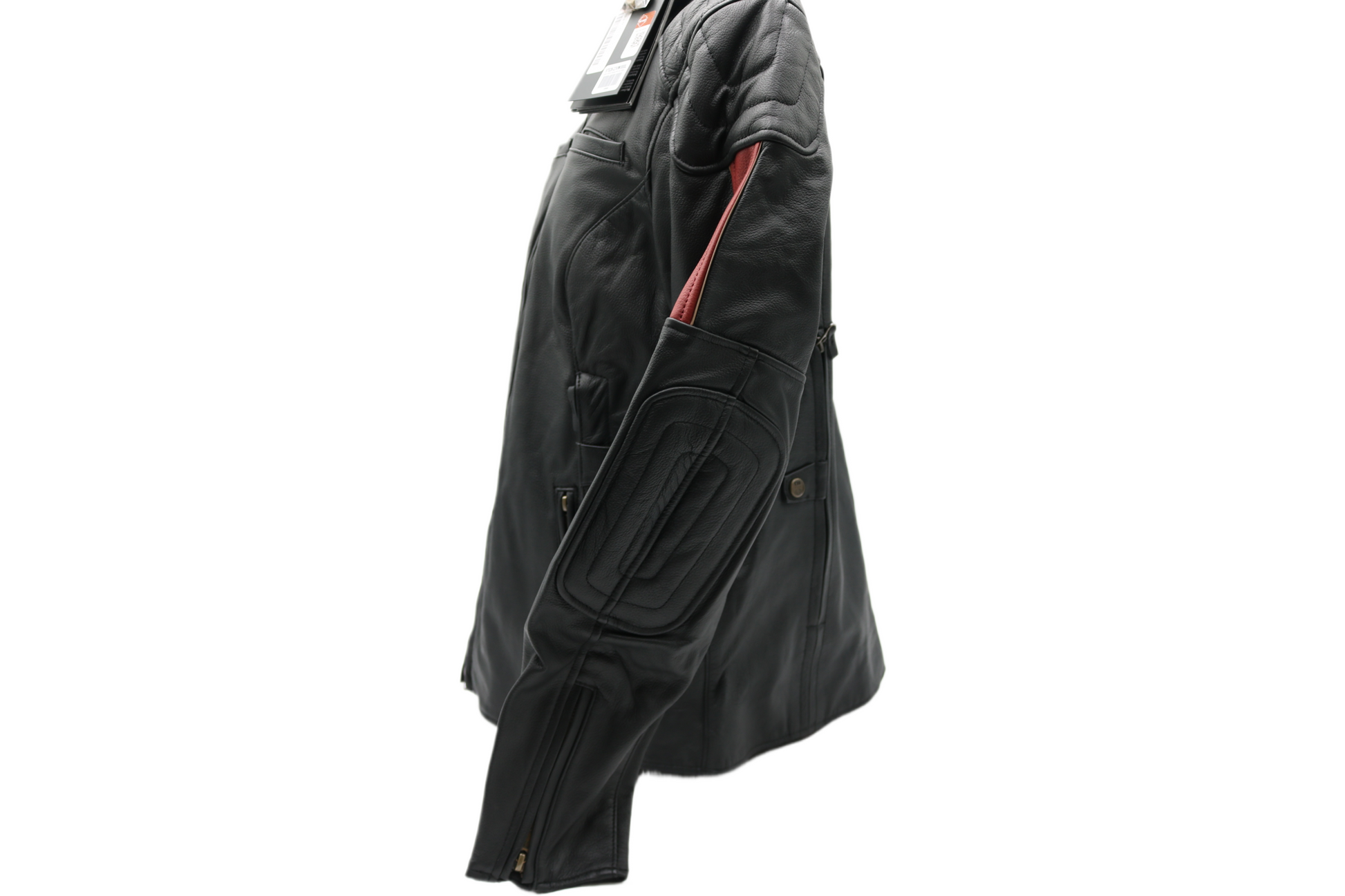97028-23VW NWT HARLEY-DAVIDSON WOMENS LTHR JACKET NOSTALGIA TRIPLE VENT LARGE