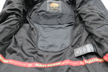 97028-23VW NWT HARLEY-DAVIDSON WOMENS LTHR JACKET NOSTALGIA TRIPLE VENT LARGE