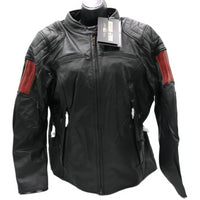 97028-23VW NWT HARLEY-DAVIDSON WOMENS LTHR JACKET NOSTALGIA TRIPLE VENT X-LARGE