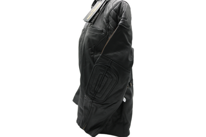 97028-23VW NWT HARLEY-DAVIDSON WOMENS LTHR JACKET NOSTALGIA TRIPLE VENT X-LARGE