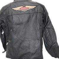 97028-23VW NWT HARLEY-DAVIDSON WOMENS LTHR JACKET NOSTALGIA TRIPLE VENT X-LARGE