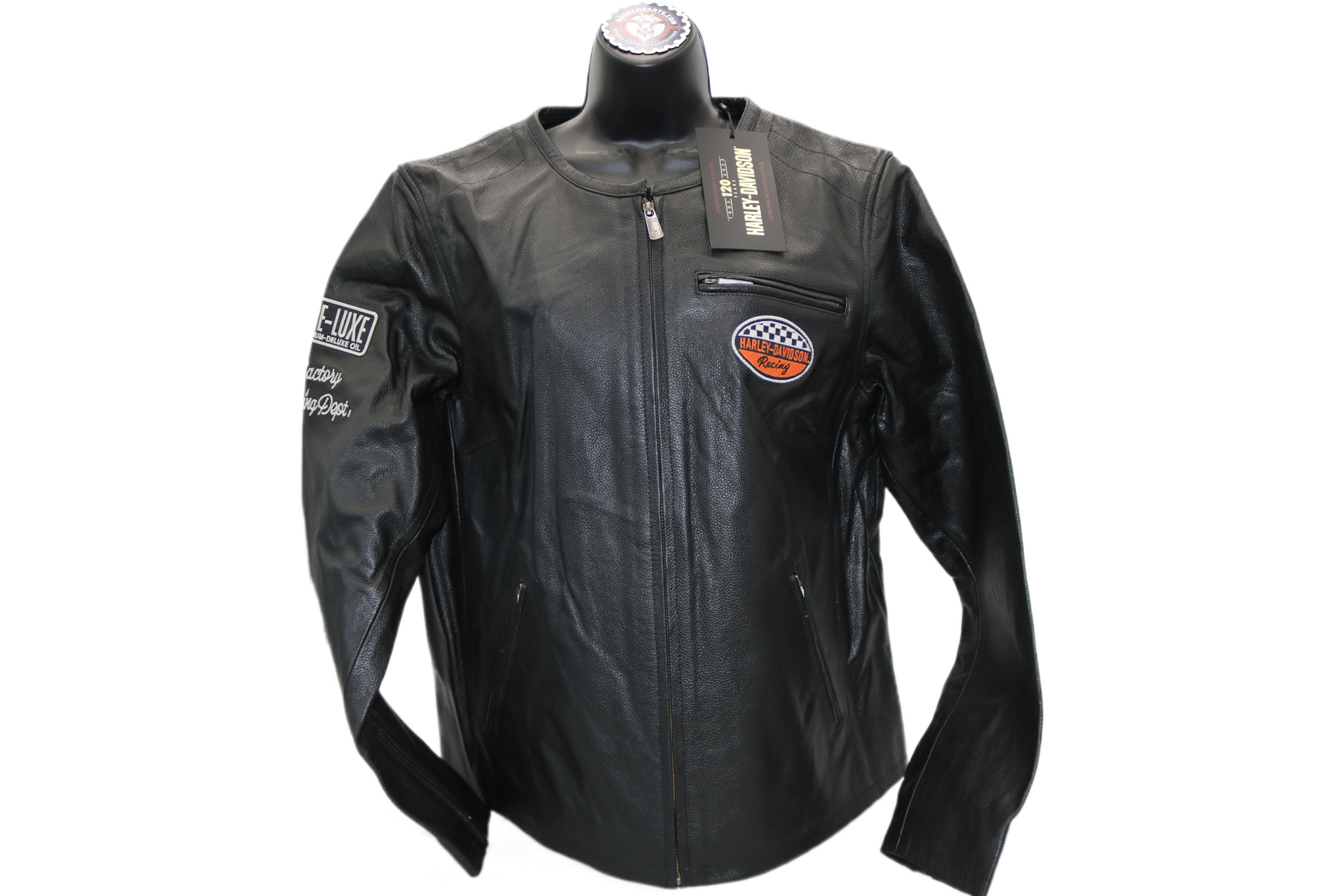 97052-23VW NWT HARLEY-DAVIDSON WOMENS LEATHER JACKET 120TH