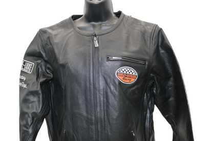 97052-23VW NWT HARLEY-DAVIDSON WOMENS LEATHER JACKET 120TH ANNIVERSARY 1W