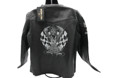 97052-23VW NWT HARLEY-DAVIDSON WOMENS LEATHER JACKET 120TH ANNIVERSARY 1W
