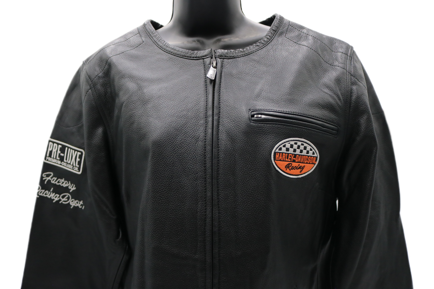 97052-23VW NWT HARLEY-DAVIDSON WOMENS LEATHER JACKET 120TH ANNIVERSARY 2XL