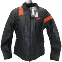 98005-22VW NWT HARLEY-DAVIDSON WOMENS LEATHER JACKET HWY-100 WATERPROOF X-LARGE