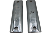 
              65273-85 OEM NTO 1985-2024 HARLEY-DAVIDSON TOURING MUFFLER MOUNT BRACKETS PAIR
            