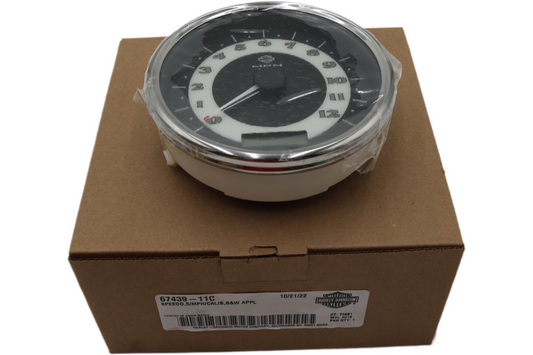 67439-11C NEW OEM 2011-2017 HARLEY-DAVIDSON SOFTAIL SPEEDOMETER FLSTN B&W