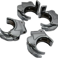 59856-05 NEW OEM HARLEY-DAVIDSON 41MM QUICK DISCONNECT WINDSHIELD CLAMPS SET