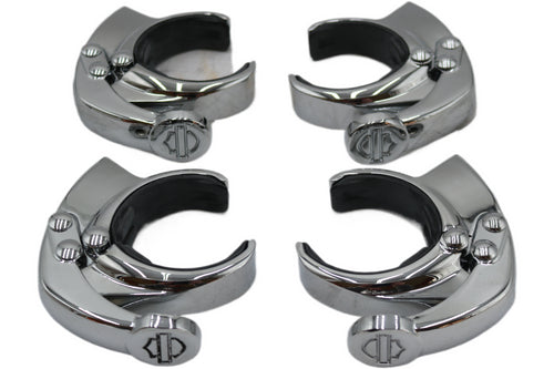 57286-07 NEW OEM HARLEY-DAVIDSON 49MM QUICK DISCONNECT WINDSHIELD CLAMPS (4)