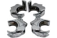 
              59856-05 NEW OEM HARLEY-DAVIDSON 41MM QUICK DISCONNECT WINDSHIELD CLAMPS SET
            