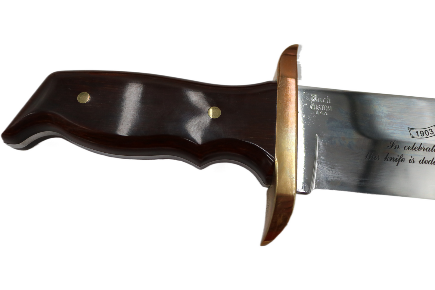 NEW BUCK HARLEY-DAVIDSON 85TH ANNIVERSARY BOWIE KNIFE
