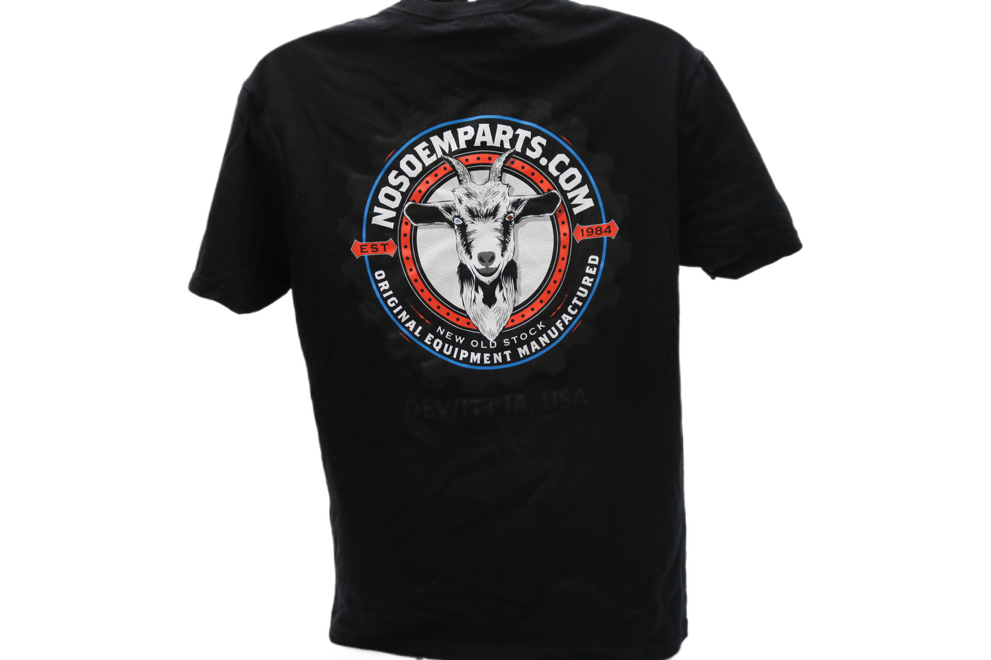 Nosoemparts.com NOS & OBS Parts Cycle Shop T-shirt - DeWitt, IA USA
