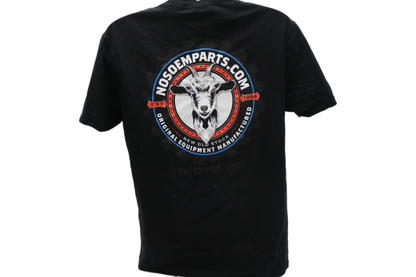 Nosoemparts.com NOS & OBS Parts Cycle Shop T-shirt - DeWitt, IA USA