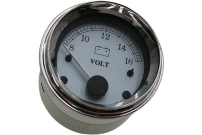 75167-01A NEW OEM 2004-2013 HARLEY-DAVIDSON TOURING VOLT GAUGE SILVER FACE